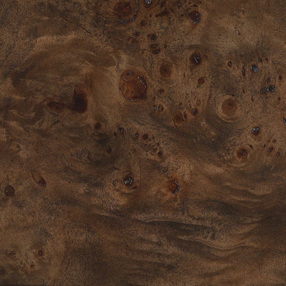 Vassa Brown Burl Veneer End Table