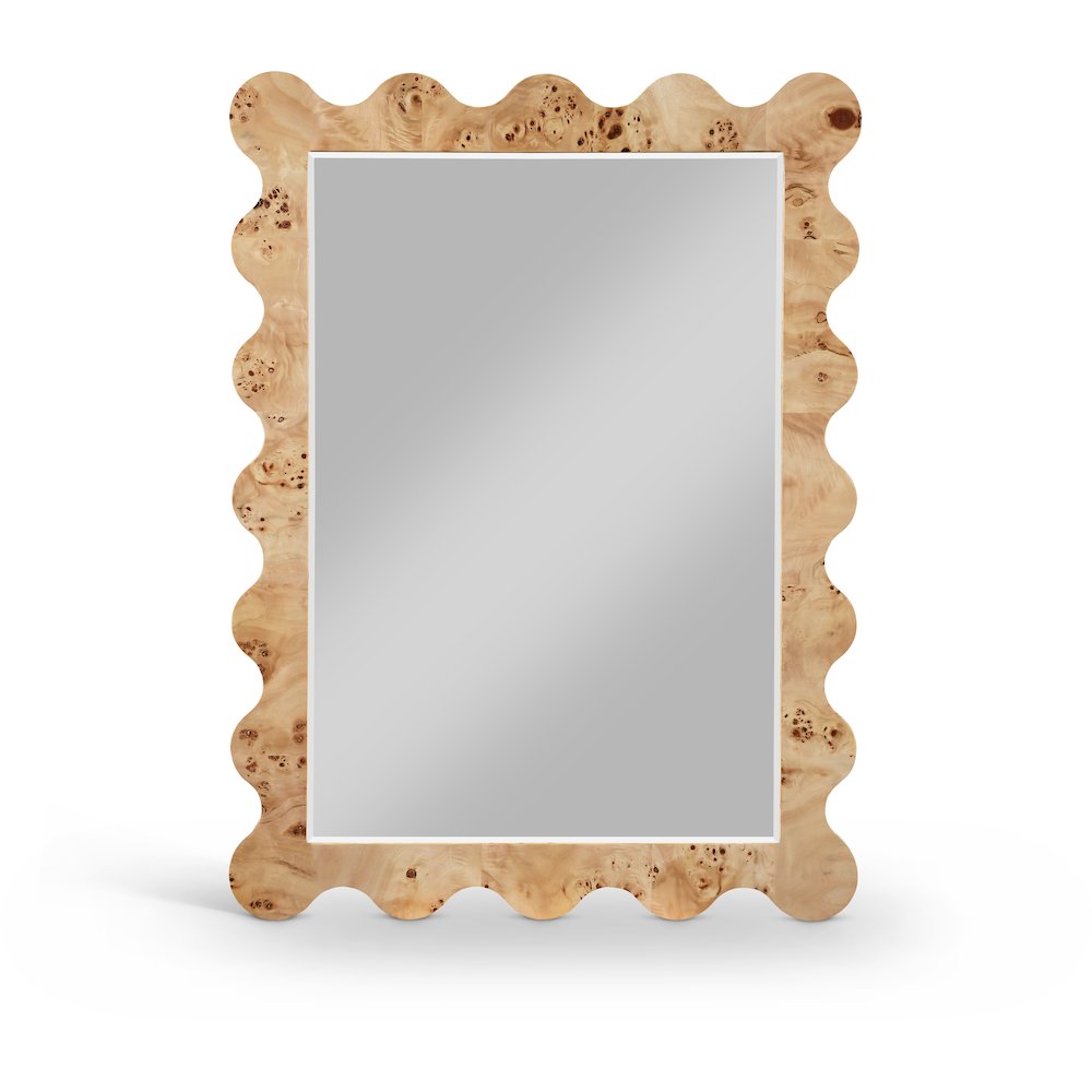Vassa Natural Burl Veneer Mirror