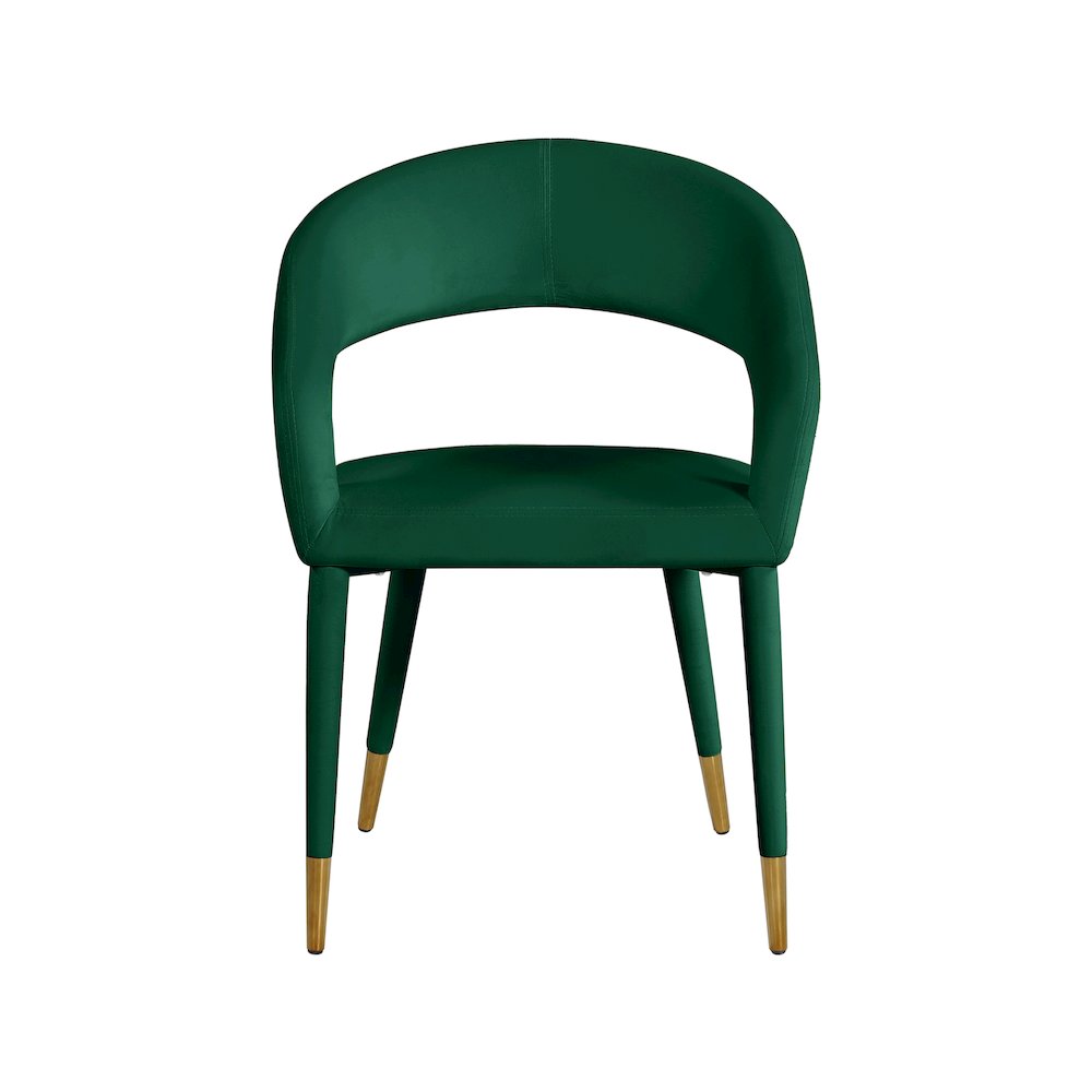 Destiny Green Velvet Dining Chair