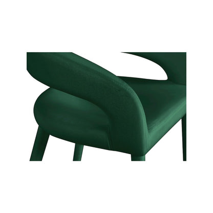 Destiny Green Velvet Stool