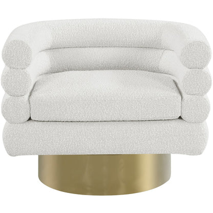 Tessa Cream Boucle Fabric Accent Chair