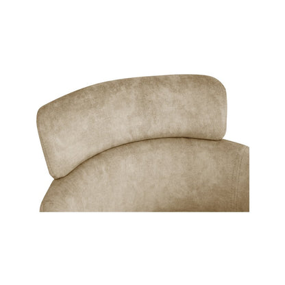Yara Beige Velvet Dining Chair, Set of 2
