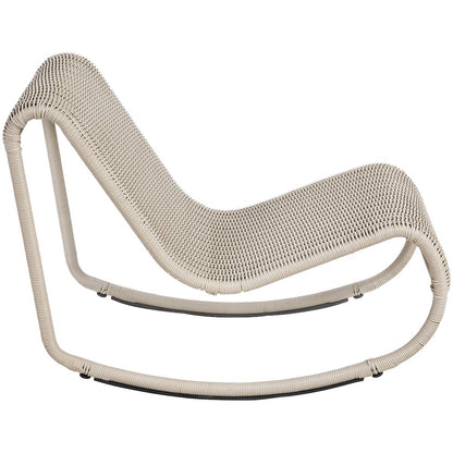 Antigua Cream Wicker Outdoor Patio Rocking Chair