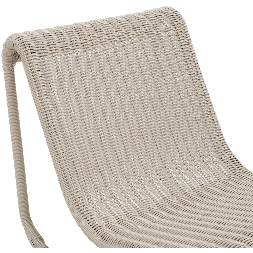 Antigua Cream Wicker Outdoor Patio Rocking Chair