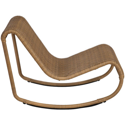 Antigua Natural Wicker Outdoor Patio Rocking Chair