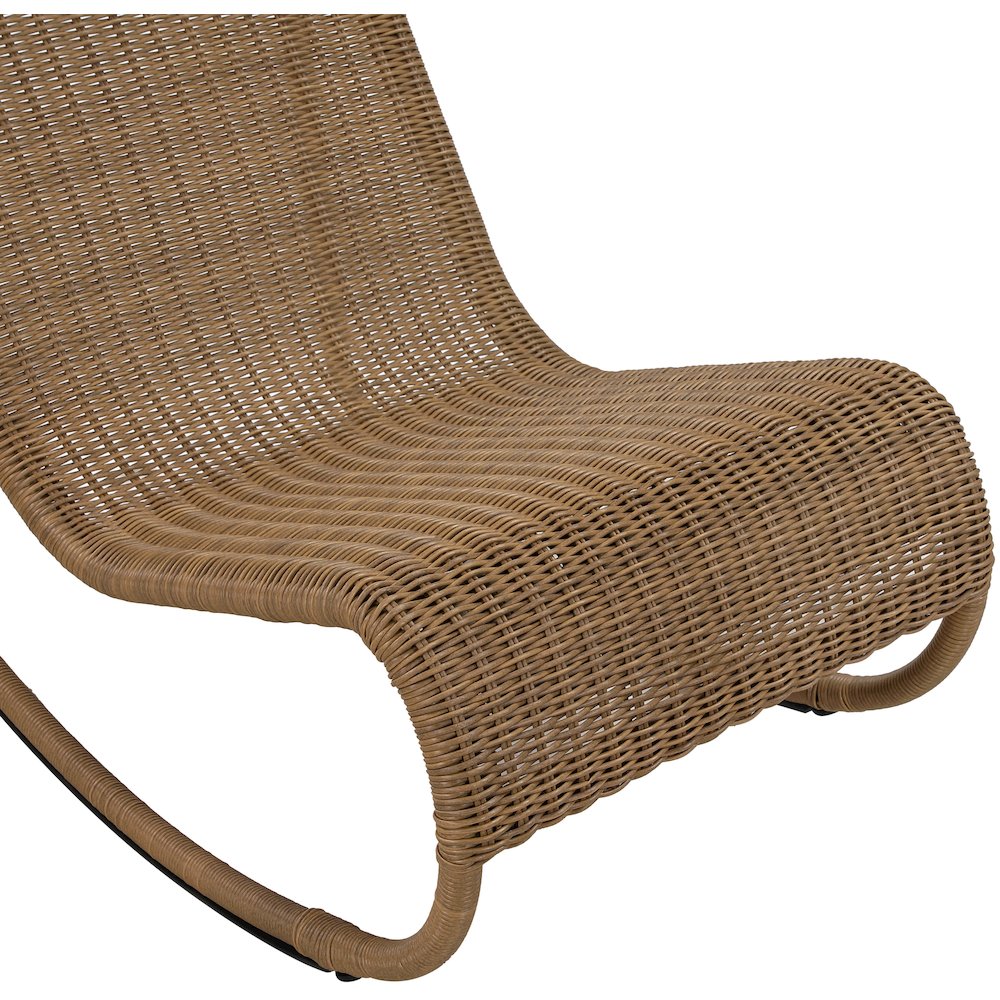 Antigua Natural Wicker Outdoor Patio Rocking Chair
