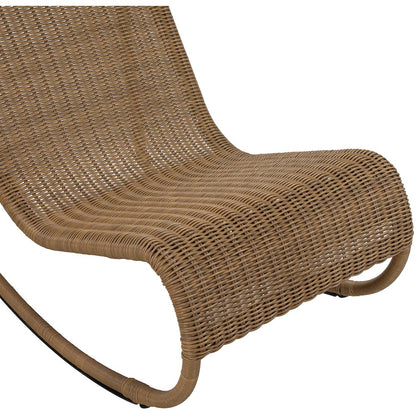 Antigua Natural Wicker Outdoor Patio Rocking Chair