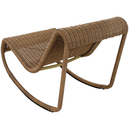 Antigua Natural Wicker Outdoor Patio Rocking Chair
