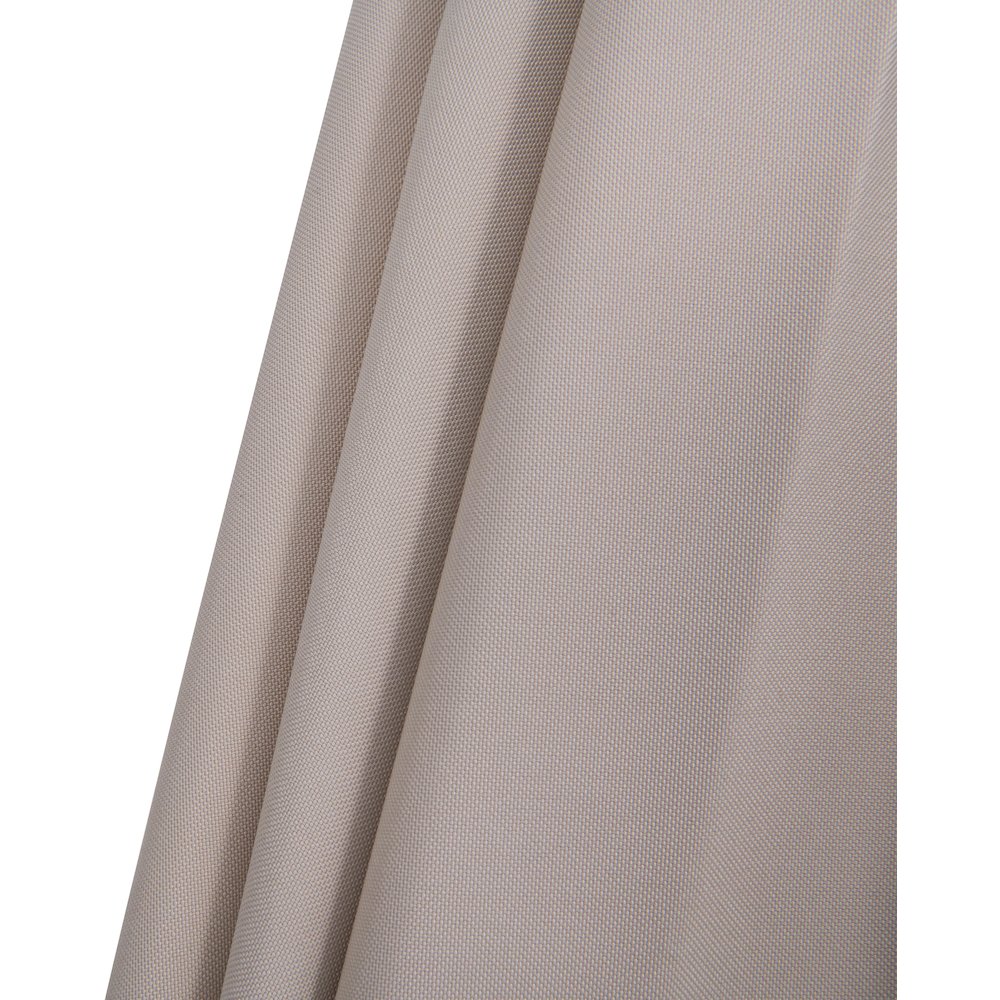 Fiji Beige Fabric / Matte White Aluminum Patio Umbrella with Base Sets