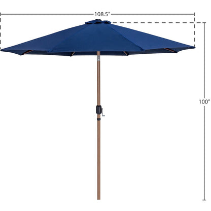Fiji Navy Fabric Patio Umbrellas