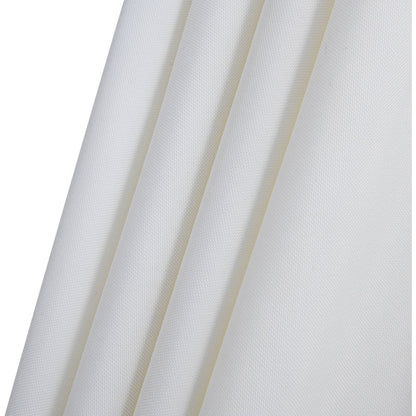 Fiji White Fabric / Teak Aluminum Patio Umbrella with Base Sets