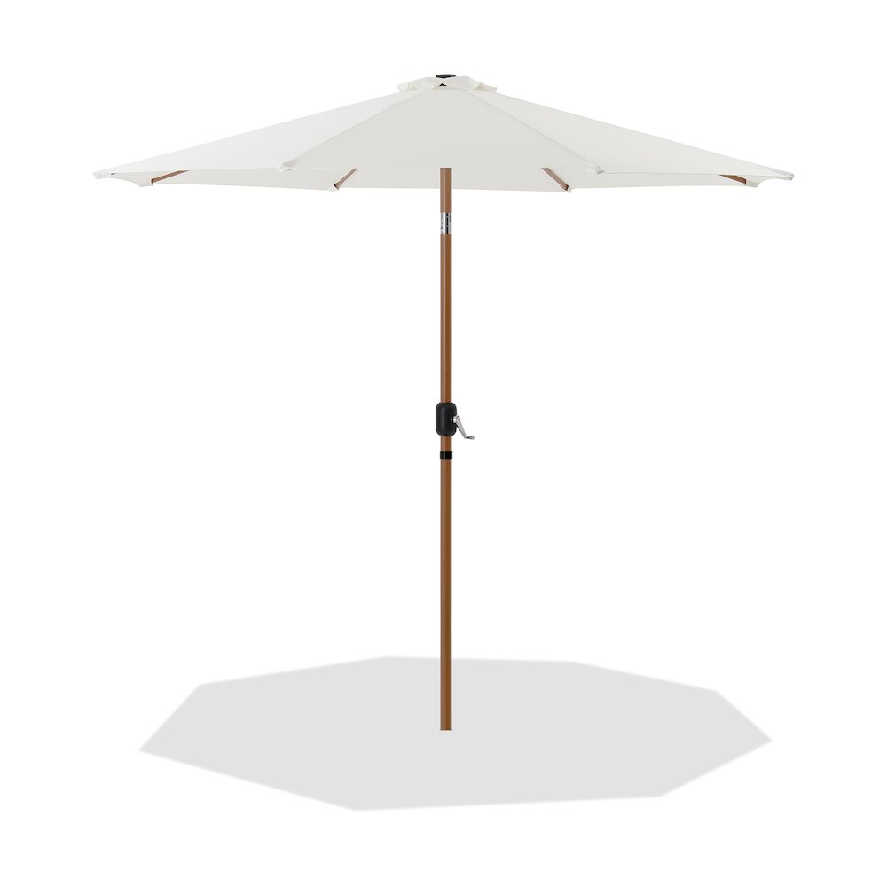 Fiji White Fabric Patio Umbrellas