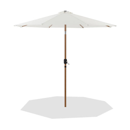 Fiji White Fabric Patio Umbrellas