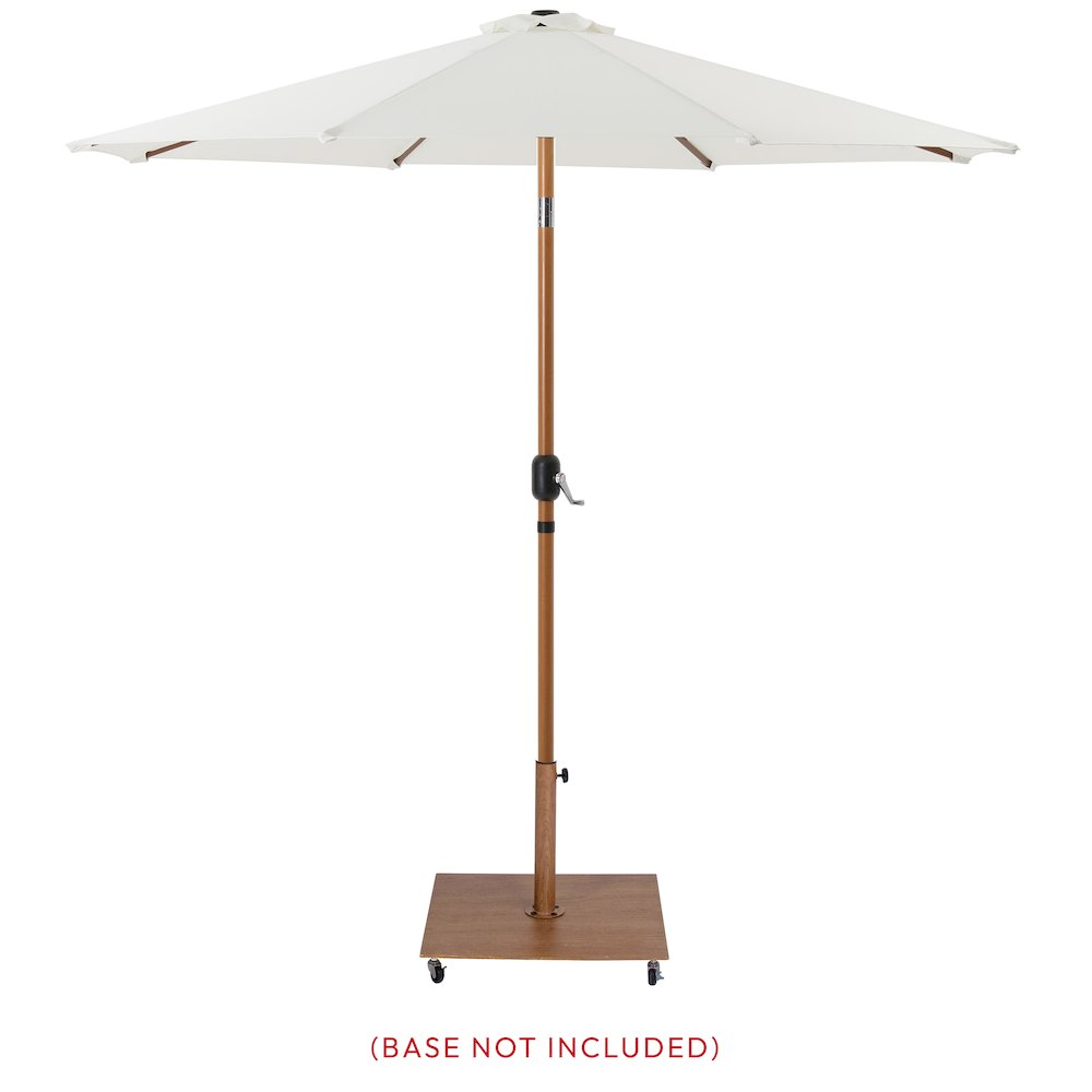 Fiji White Fabric Patio Umbrellas