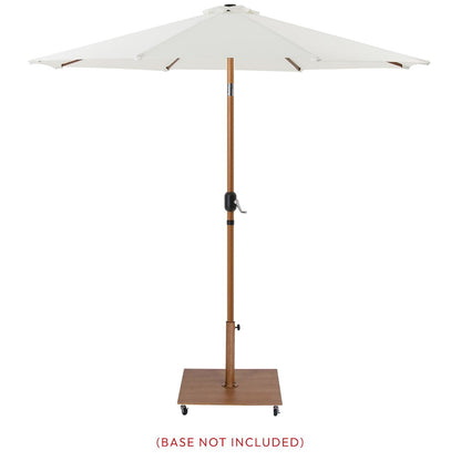 Fiji White Fabric Patio Umbrellas