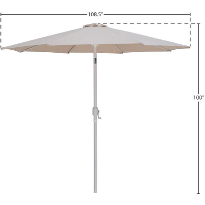Fiji Beige Fabric Patio Umbrellas