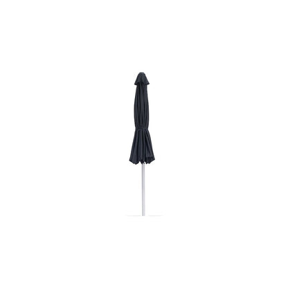 Fiji Black Fabric Patio Umbrellas