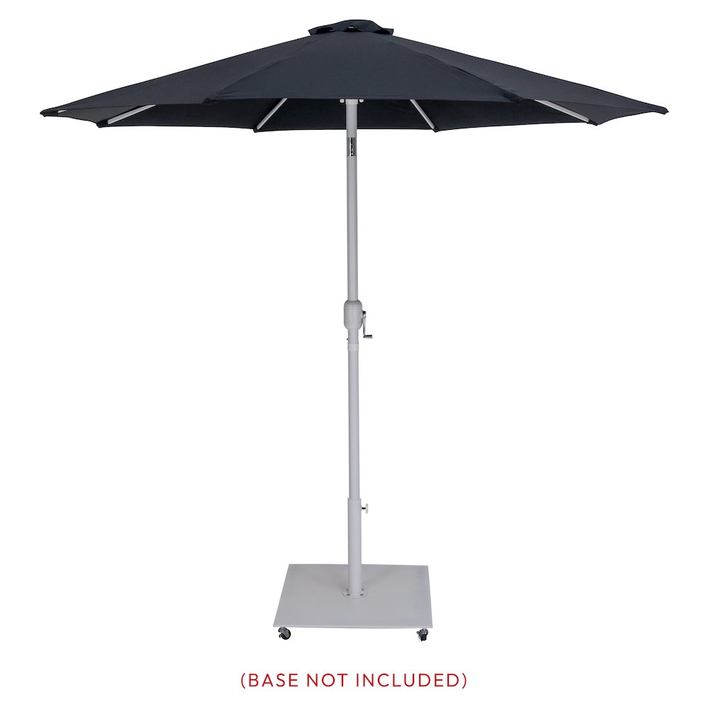 Fiji Black Fabric Patio Umbrellas