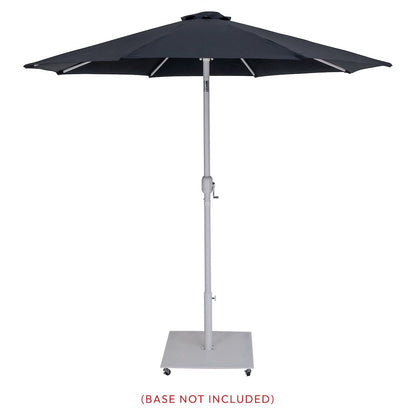 Fiji Black Fabric Patio Umbrellas