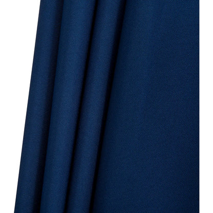Fiji Navy Fabric / Matte Black Aluminum Patio Umbrella with Base Sets