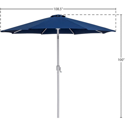 Fiji Navy Fabric Patio Umbrellas