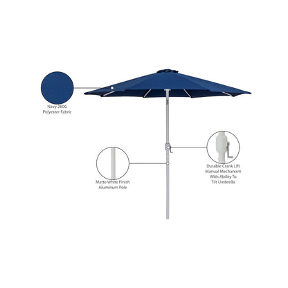 Fiji Navy Fabric Patio Umbrellas