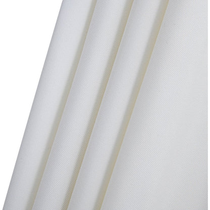 Fiji White Fabric / Matte White Aluminum Patio Umbrella with Base Sets