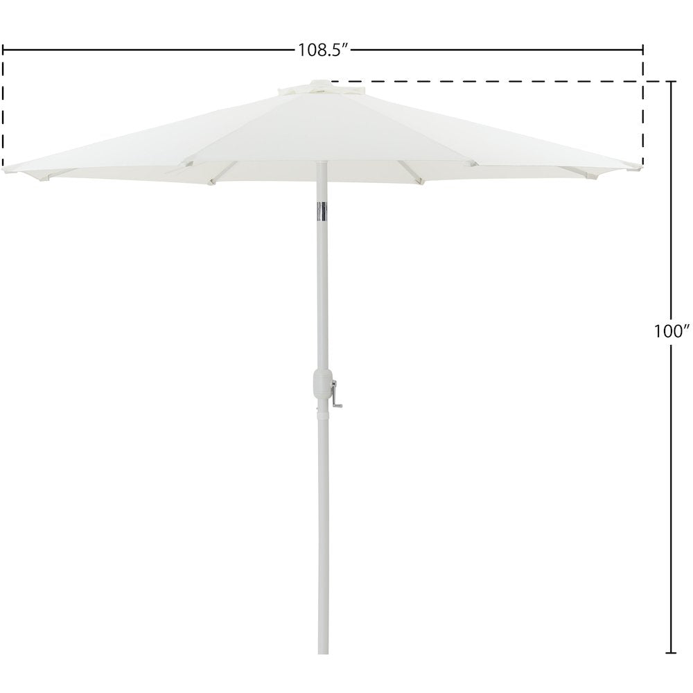 Fiji White Fabric Patio Umbrellas