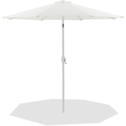 Fiji White Fabric Patio Umbrellas