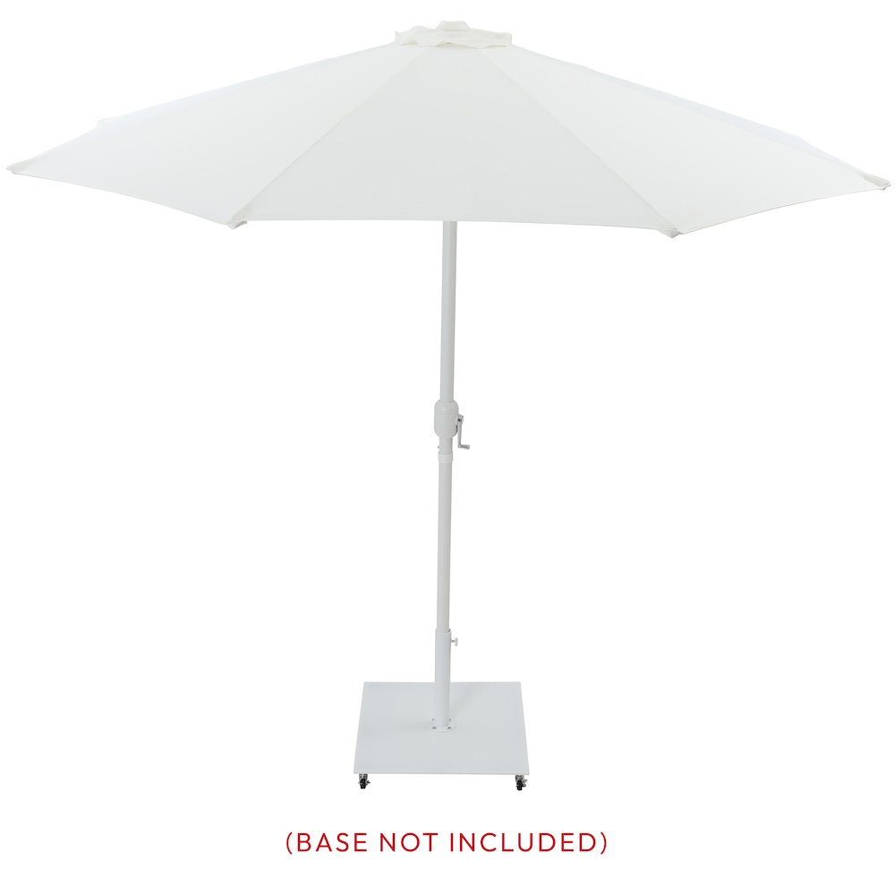 Fiji White Fabric Patio Umbrellas