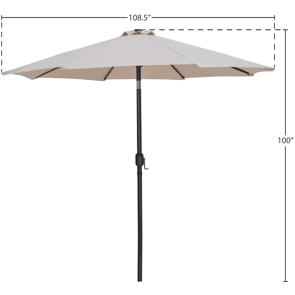 Fiji Beige Fabric Patio Umbrellas
