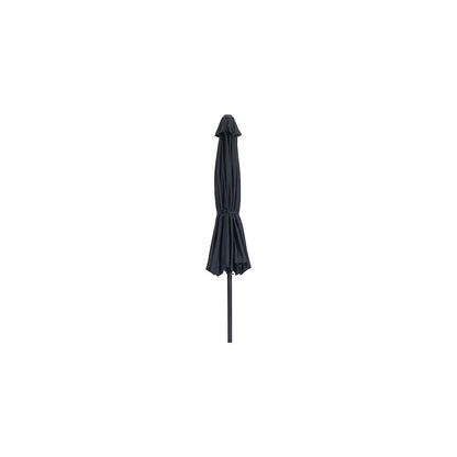 Fiji Black Fabric Patio Umbrellas