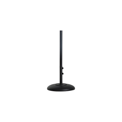 Fiji Grey Fabric / Matte Black Aluminum Patio Umbrella with Base Sets