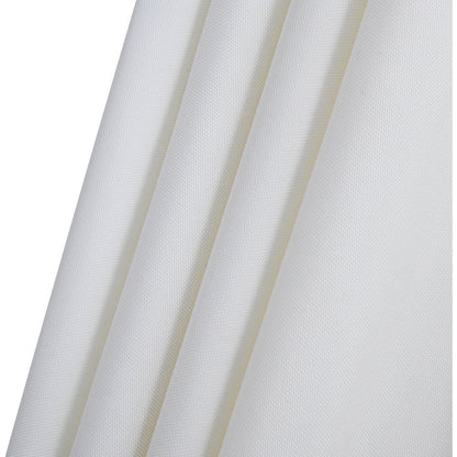Amalfi White With Black Piping / Matte Black Metal Patio Umbrella with Base Sets