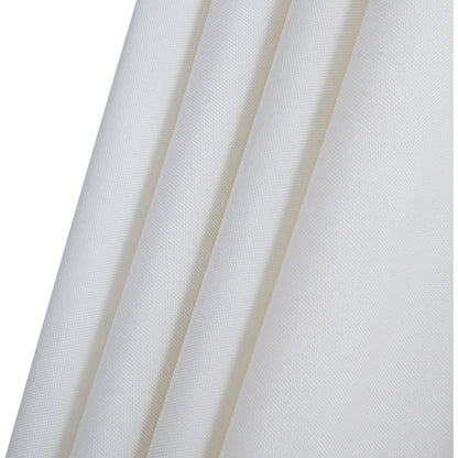 Amalfi White With Black Piping / Teak Metal Patio Umbrella with Base Sets