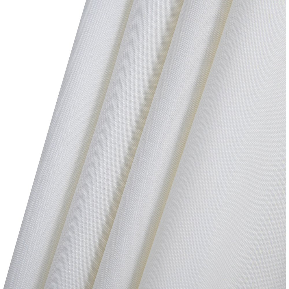 Amalfi White With Black Piping / Matte Black Metal Patio Umbrella with Base Sets