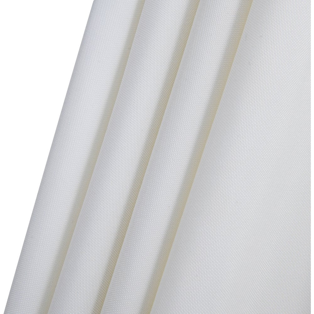 Amalfi White With Black Piping / Teak Metal Patio Umbrella with Base Sets