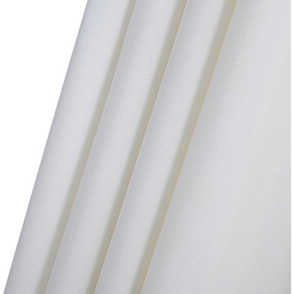 Amalfi White With Black Piping / Teak Metal Patio Umbrella with Base Sets