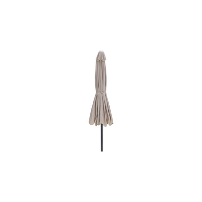 Amalfi Beige With Cream Piping Fabric Patio Umbrellas