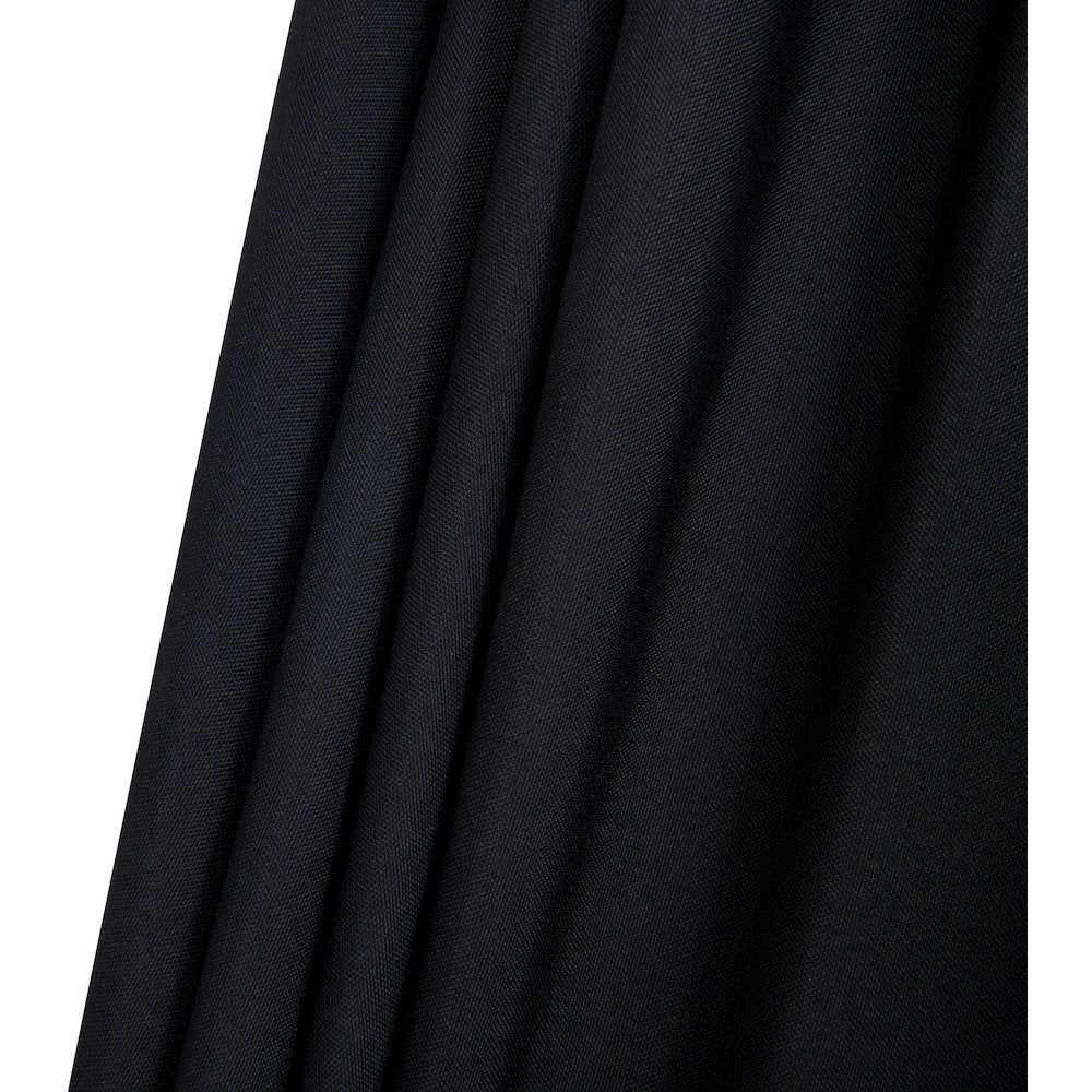 Amalfi Black With Cream Piping Fabric Patio Umbrellas
