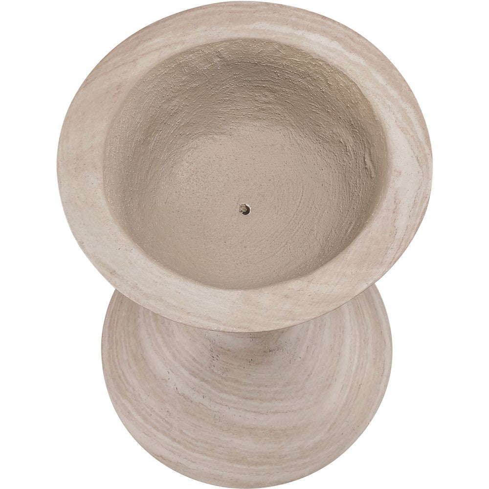 Vessa Travertine Indoor / Outdoor Concrete Planter