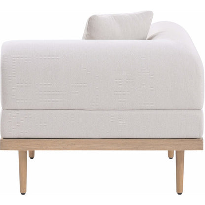 Laguna Beige Water Resistant Fabric Outdoor Modular Corner Chair