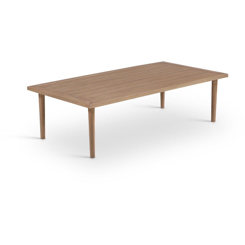 Laguna Natural Aluminum Outdoor Patio Coffee Table
