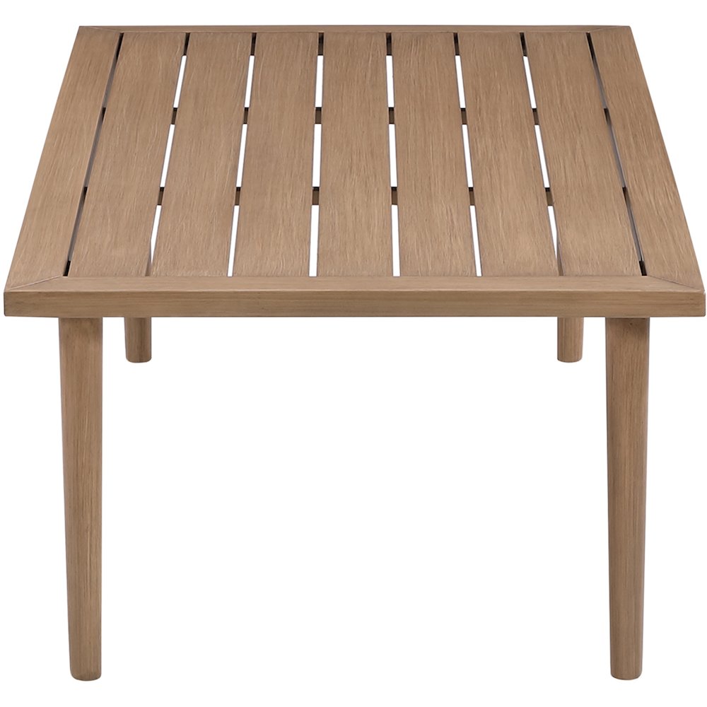 Laguna Natural Aluminum Outdoor Patio Coffee Table