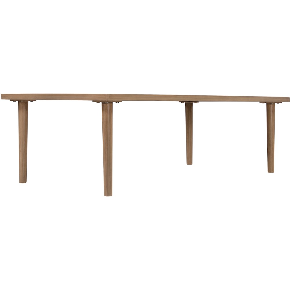 Laguna Natural Aluminum Outdoor Patio Coffee Table