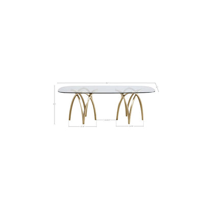 Madelyn Gold Dining Table