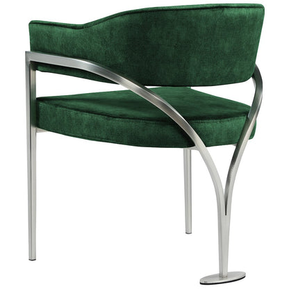 Madelyn Green Velvet Dining Chair, Set of 2