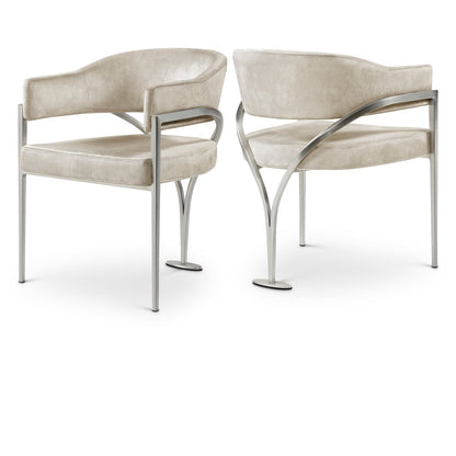 Madelyn Stone Velvet Dining Chair, Set of 2