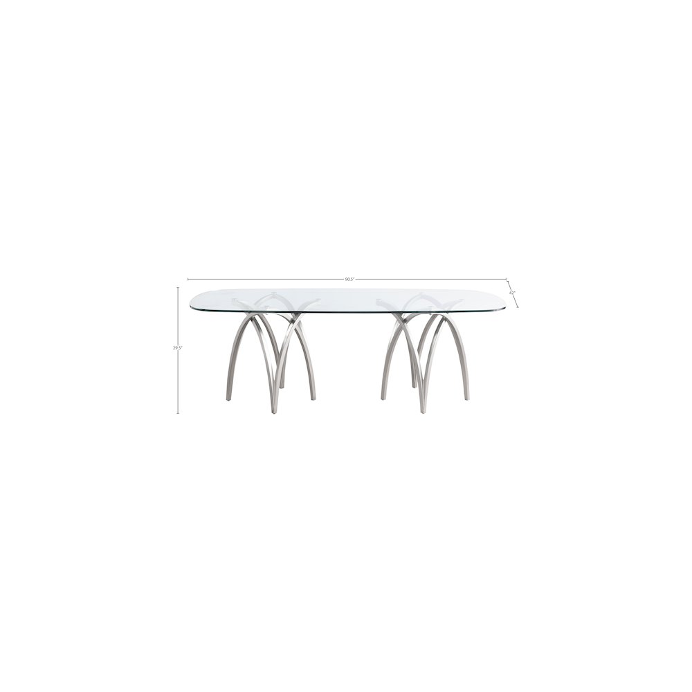 Madelyn Silver Dining Table