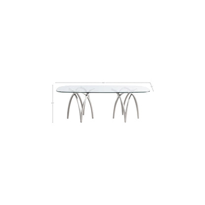 Madelyn Silver Dining Table